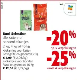 Colruyt Krokantjes voor katten Gevogelte en groenten 2 kg aanbieding