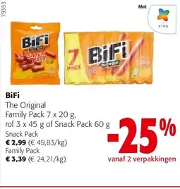 Colruyt BiFi Snack Pack aanbieding