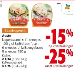 Colruyt Aoste Kipfilet aanbieding