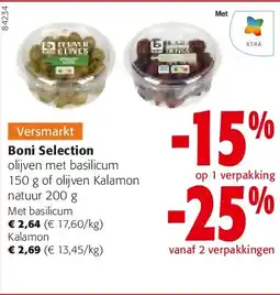 Colruyt Boni Selection Met basilicum aanbieding
