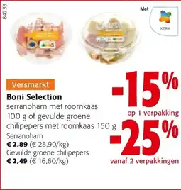 Colruyt Boni Selection Serranoham aanbieding