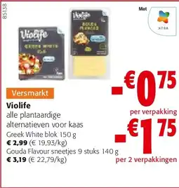 Colruyt Violife Greek White blok 150 g aanbieding