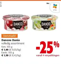 Colruyt Danone Danio Kers 165 g aanbieding