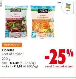 Colruyt Florette Zoet aanbieding