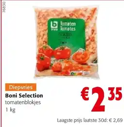 Colruyt Boni Selection tomatenblokjes 1 kg aanbieding