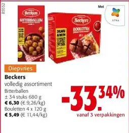 Colruyt Beckers Bitterballen aanbieding