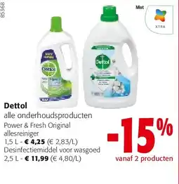 Colruyt Dettol Power & Fresh Original allesreiniger aanbieding