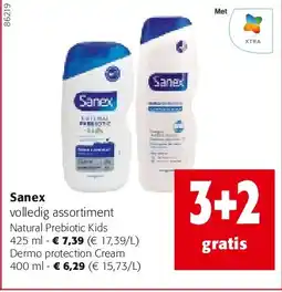 Colruyt Sanex Natural Prebiotic Kids 425 ml aanbieding