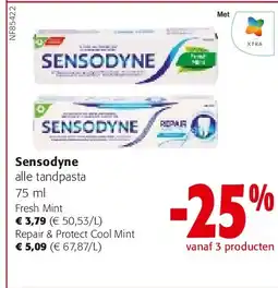 Colruyt Sensodyne Fresh Mint aanbieding