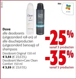 Colruyt Dove Deodorant Original 150 ml aanbieding