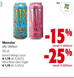 Colruyt Monster Juiced Mango Loco aanbieding