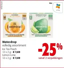 Colruyt Waterdrop Ice Tea Peach aanbieding