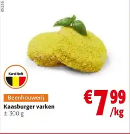 Colruyt Kaasburger varken aanbieding