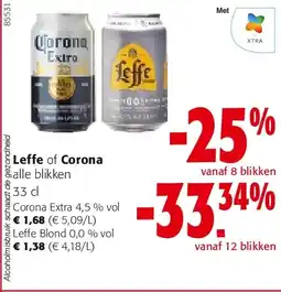 Colruyt Corona Extra 4,5 % vol aanbieding
