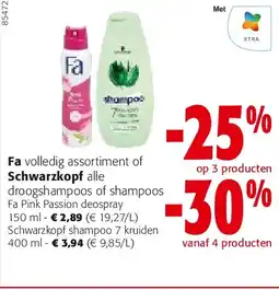 Colruyt Fa Pink Passion deospray 150 ml aanbieding