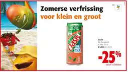 Colruyt Oasis Ice Tea perzik in blik 33 cl aanbieding