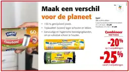 Colruyt Swirl Geparfumeerde pedaalemmerzakken 35 L 20 stuks aanbieding