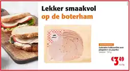 Colruyt Gebraden kalkoenfilet met jalapeño’s en paprika aanbieding