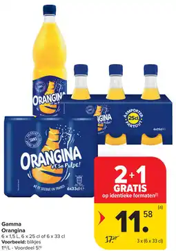 Carrefour Gamma Orangina aanbieding
