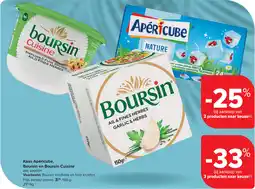 Carrefour Kaas Apéricube, Boursin en Boursin Cuisine aanbieding
