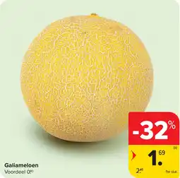 Carrefour Galiameloen aanbieding