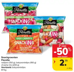 Carrefour Snackgroenten Florette aanbieding