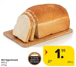 Carrefour Wit tijgerbrood aanbieding