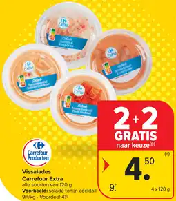Carrefour Vissalades Carrefour Extra aanbieding