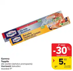 Carrefour Gamma Toppits aanbieding