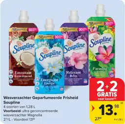 Carrefour Wasverzachter Geparfumeerde Frisheid Soupline aanbieding