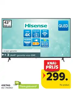 Carrefour Hisense QLED 43E7NQ aanbieding