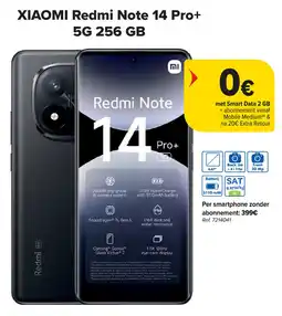 Carrefour Xiaomi Redmi Note 14 Pro+ 5G 256 GB aanbieding