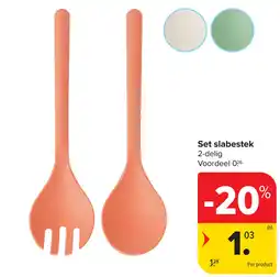 Carrefour Set slabestek aanbieding