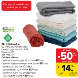 Carrefour Bio toiletdoekje aanbieding