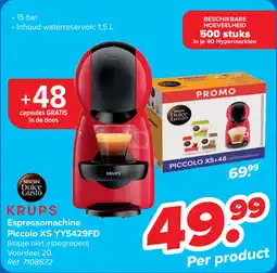 Carrefour Krups Espressomachine Piccolo XS YY5429FD aanbieding