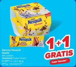Carrefour Gamma Nesquik Nestlé aanbieding