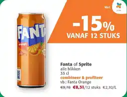 Comarkt Fanta of Sprite aanbieding