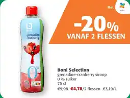 Comarkt Boni Selection Grenadine Cranberry aanbieding