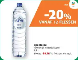Comarkt Spa Reine natuurlijk mineraalwater aanbieding