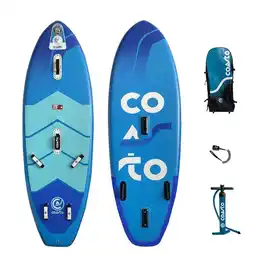 Decathlon Opblaasbare / Windsurf Dropstitch TTS-plank 260x84x13cm - 8'6x33x5 aanbieding