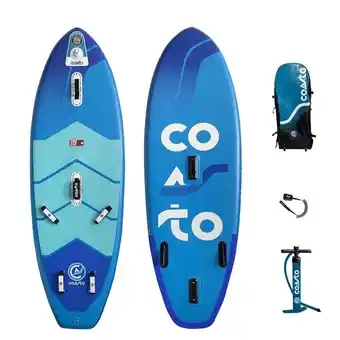 Decathlon Opblaasbare / Windsurf Dropstitch TTS-plank 260x84x13cm - 8'6x33x5 aanbieding