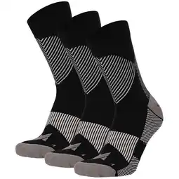 Decathlon Xtreme - Sport compressie quarter sokken - 3-Pak - Unisex - Multi Zwart aanbieding