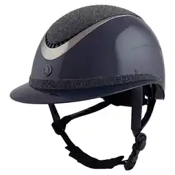 Decathlon Br Rijhelm Theta Plus Dazzling Glamourous Glossy Blauw aanbieding