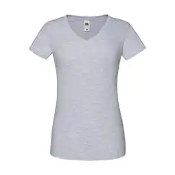 Decathlon Dames Iconic 150 V Hals Tshirt (Heide Grijs) aanbieding