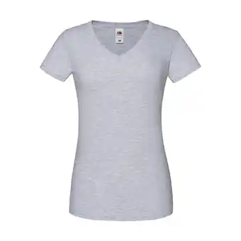 Decathlon Dames Iconic 150 V Hals Tshirt (Heide Grijs) aanbieding