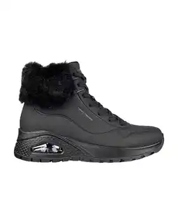 Decathlon Laarzen Skechers Uno RuggedFall Air, Zwart, Dames aanbieding