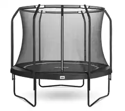 Decathlon Salta Premium Black Edition - Trampoline met veiligheidsnet - ⌀396cm - Zwart aanbieding