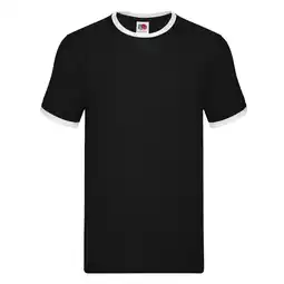 Decathlon Heren Ringer 160 TShirt (Zwart/Wit) aanbieding