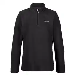 Decathlon Geweldige Outdoors Dames Sweetheart 1/4 Zip Fleece Sweater (Zwart) aanbieding