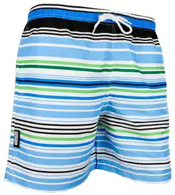 Decathlon GUGGEN MOUNTAIN 2347 Heren Zwembroek Gestreept *Hoge kwaliteit print aanbieding